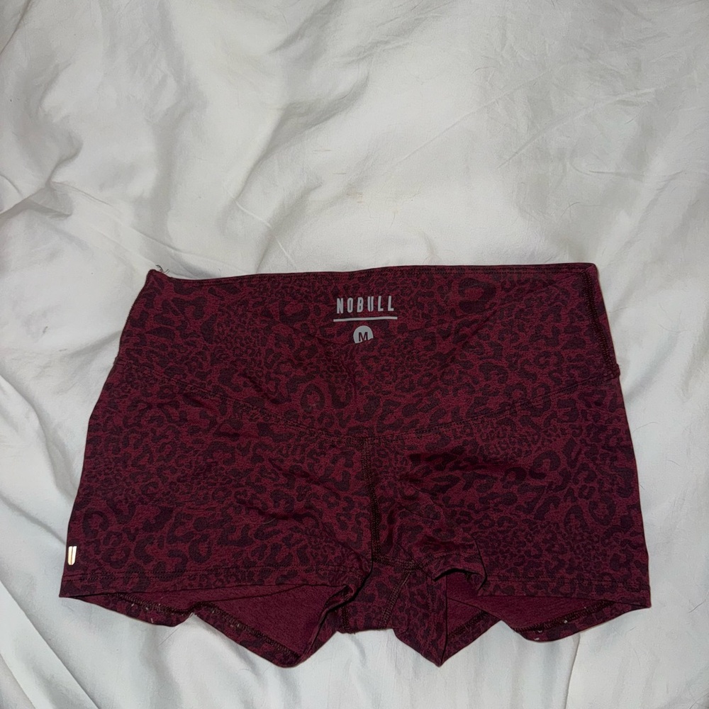 NOBULL Midrise 2” Animal Print Shorts